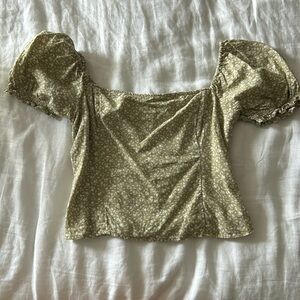 Linen crop top